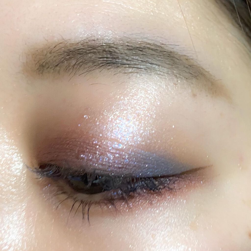 ザ アイシャドウ アンポリッシュ ジェム 105 London Blue Topaz/ADDICTION/単色アイシャドウを使ったクチコミ（2枚目）