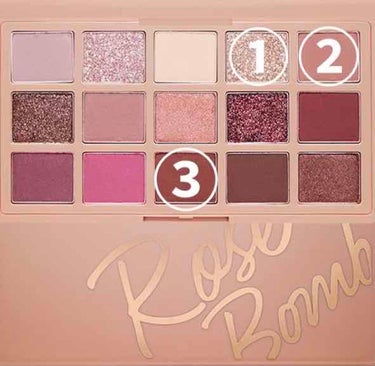 UR GLAM　BLOOMING EYE COLOR PALETTE/U R GLAM/アイシャドウパレットを使ったクチコミ（2枚目）