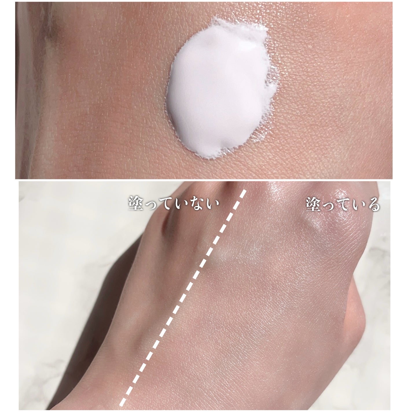 ダルバ ウォータフル トーンアップ サンクリーム(パープル)/ダルバ/日焼け止めクリームを使ったクチコミ(4枚目)