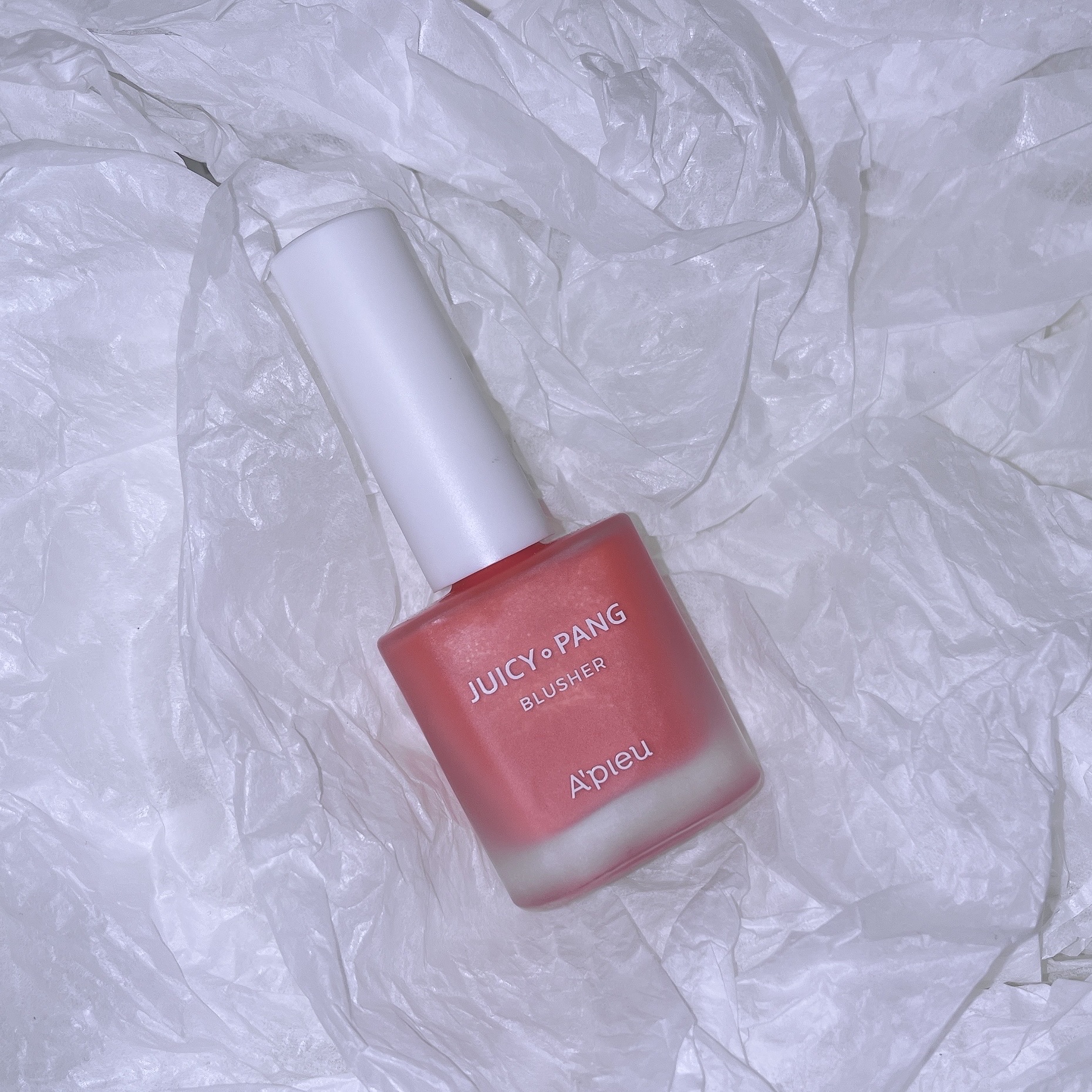 ジューシー パン ウォーター ブラッシャー PK04 GRAPEFRUIT/A’pieu/リキッドチークを使ったクチコミ（1枚目）