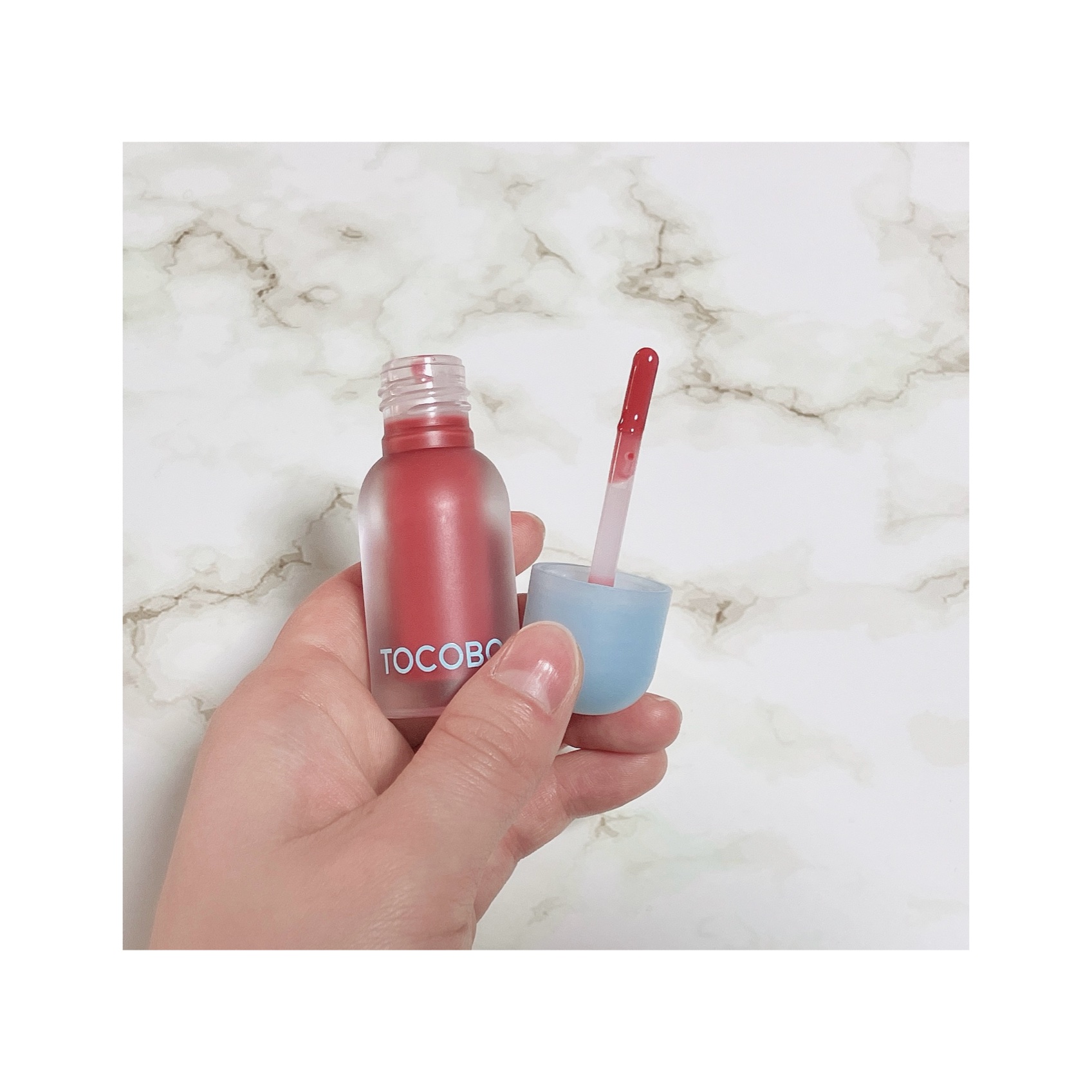 ジューシーベリープランピングリップオイル/TOCOBO/リップグロスを使ったクチコミ（2枚目）