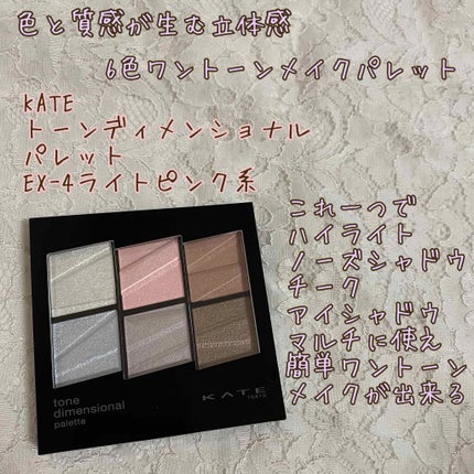 トーンディメンショナルパレット/KATE/メイクアップキットを使ったクチコミ(1枚目)