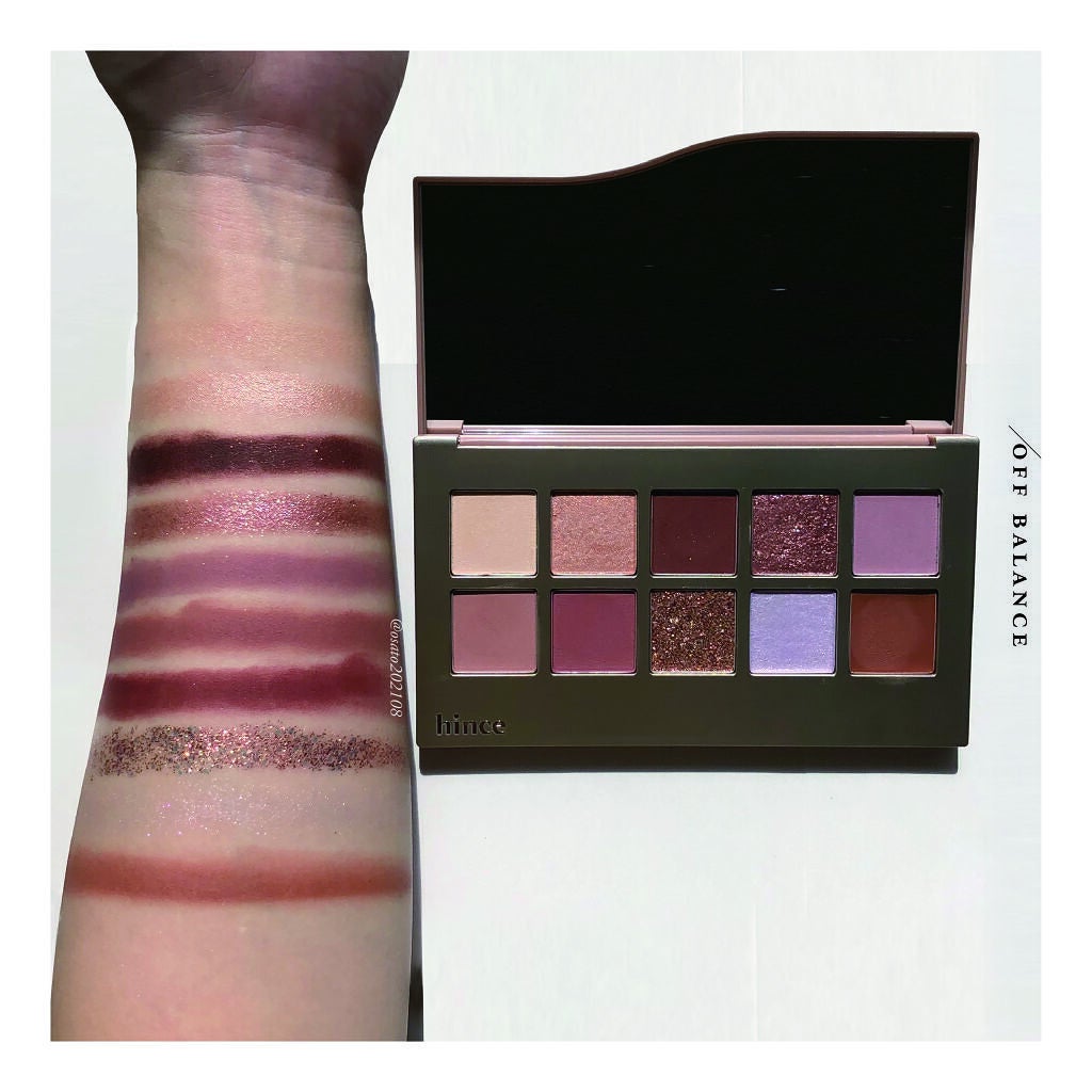 ニューデップスアイシャドウパレット/hince/アイシャドウパレットを使ったクチコミ(3枚目)