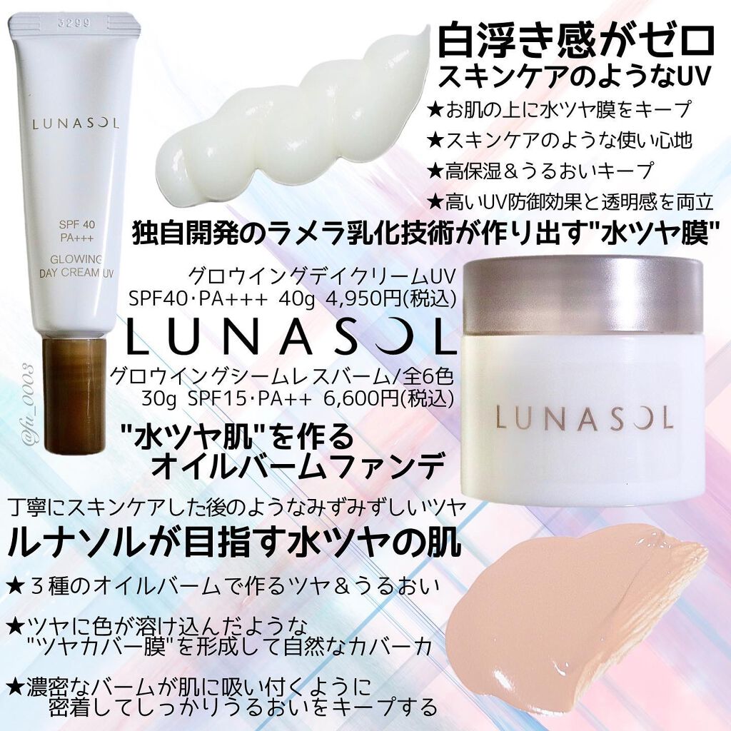 グロウイングデイクリームUV/LUNASOL/日焼け止めクリームを使ったクチコミ（3枚目）