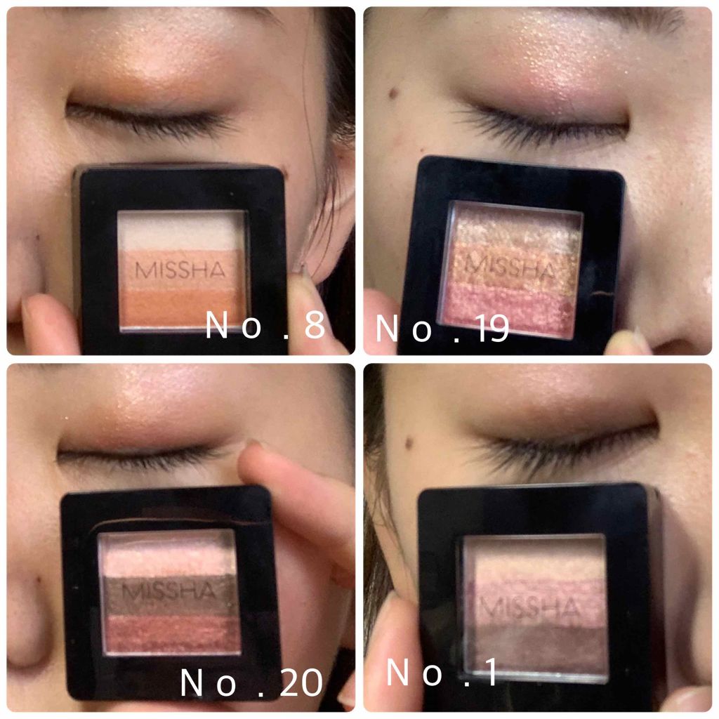 トリプルシャドウ/MISSHA/アイシャドウパレットを使ったクチコミ（3枚目）