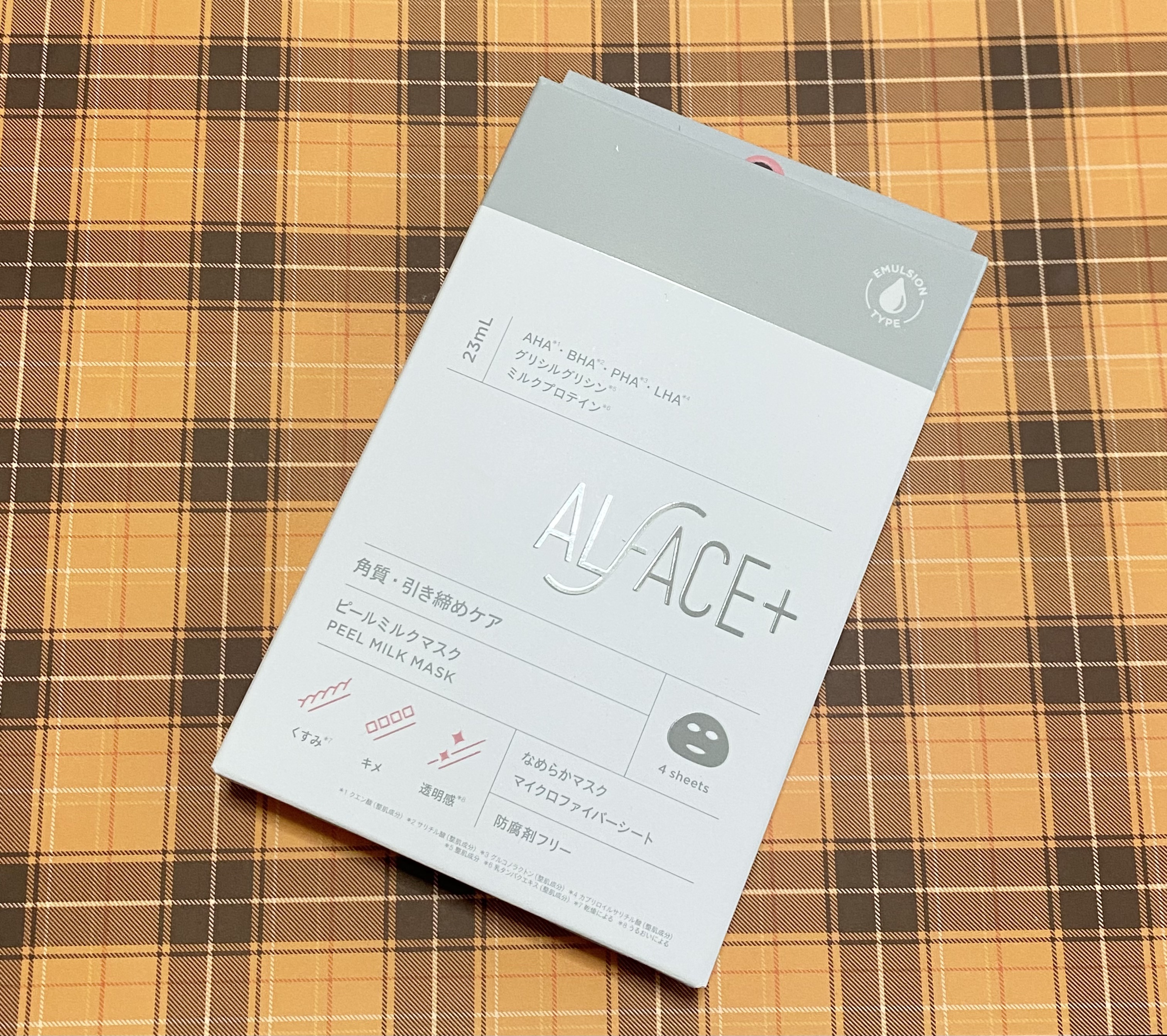 ピールミルクマスク/ALFACE+/シートマスク・パックを使ったクチコミ（1枚目）