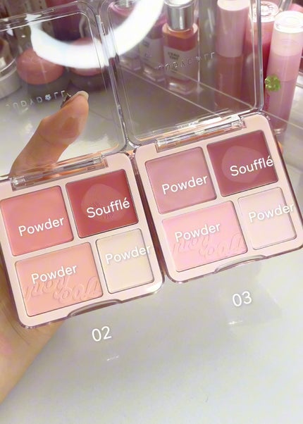 わがままチークハイライター/JUDYDOLL/パウダーチークを使ったクチコミ(4枚目)