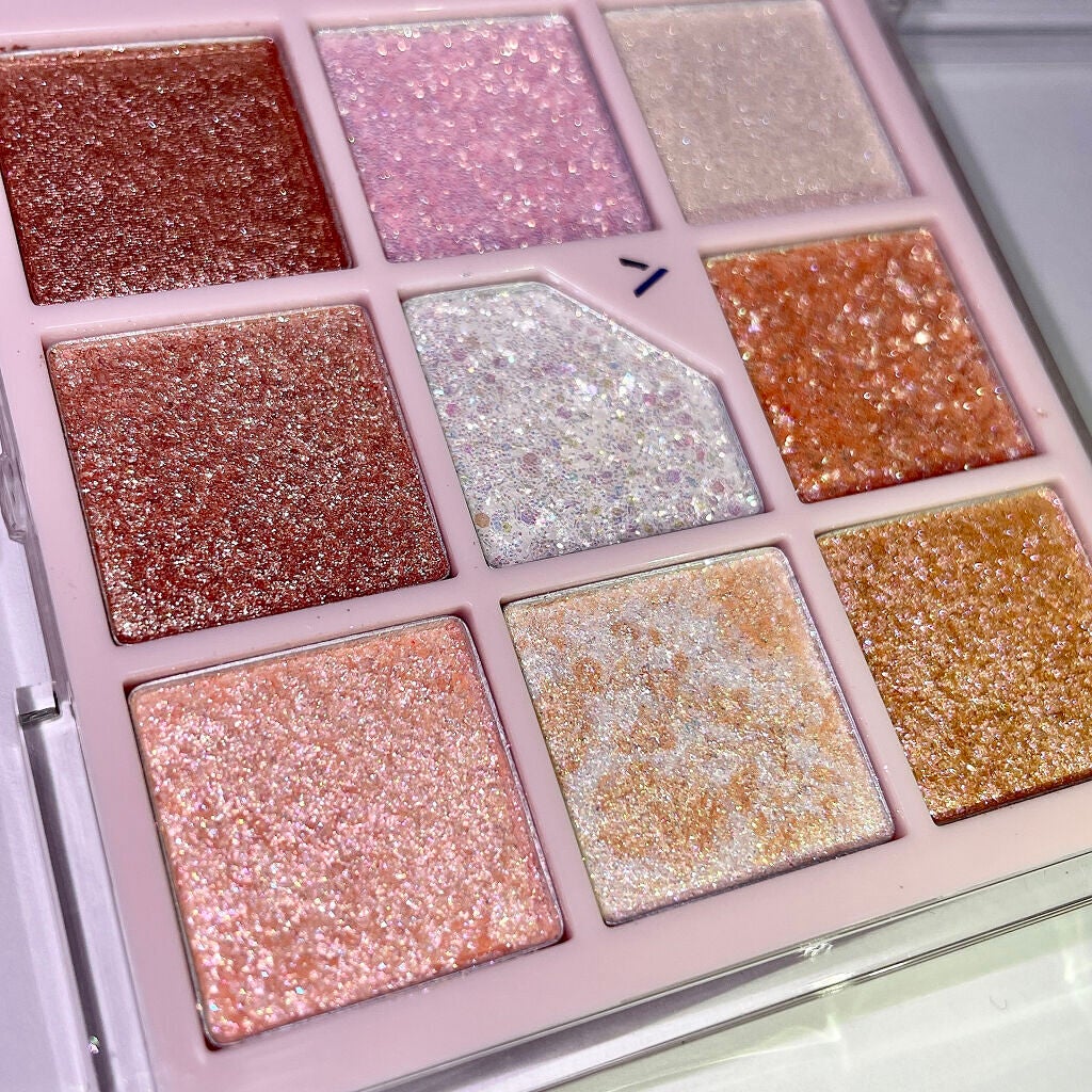 グリッターペディアアイパレット/unleashia/アイシャドウパレットを使ったクチコミ(6枚目)