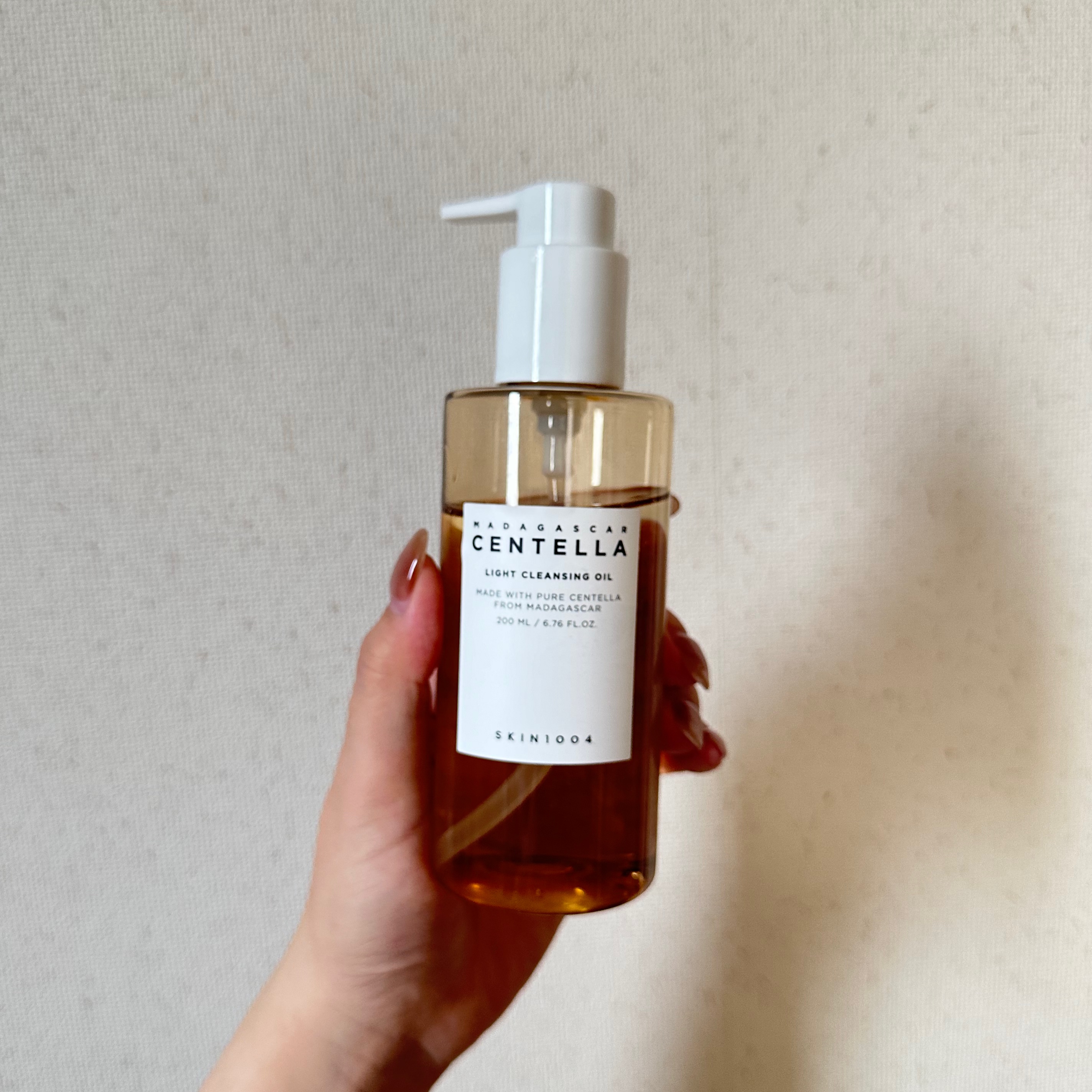 センテラ ライトクレンジングオイル/SKIN1004/オイルクレンジングを使ったクチコミ（1枚目）