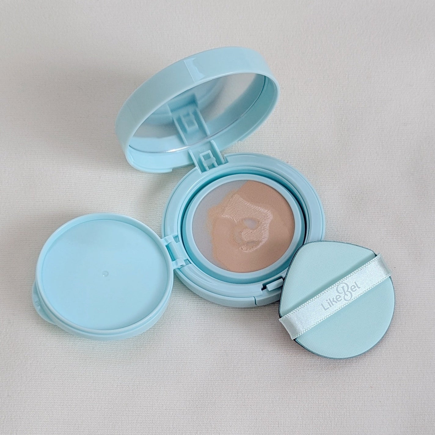 Glow me mesh cushion /Likebel/クッションファンデーションを使ったクチコミ(3枚目)