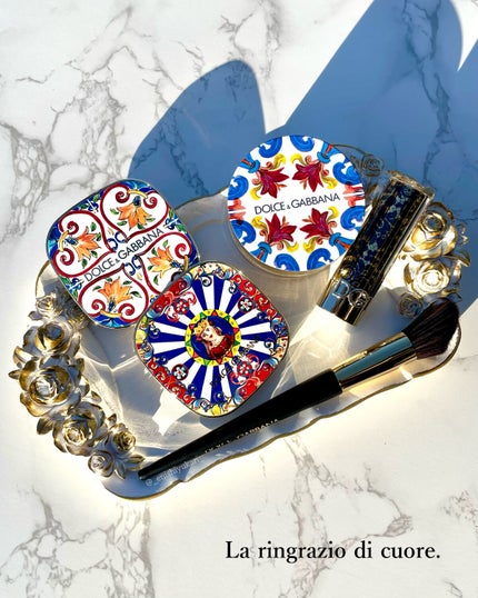 ホリデーパウダーボックスB/DOLCE&GABBANA BEAUTY/メイクアップキットを使ったクチコミ(8枚目)