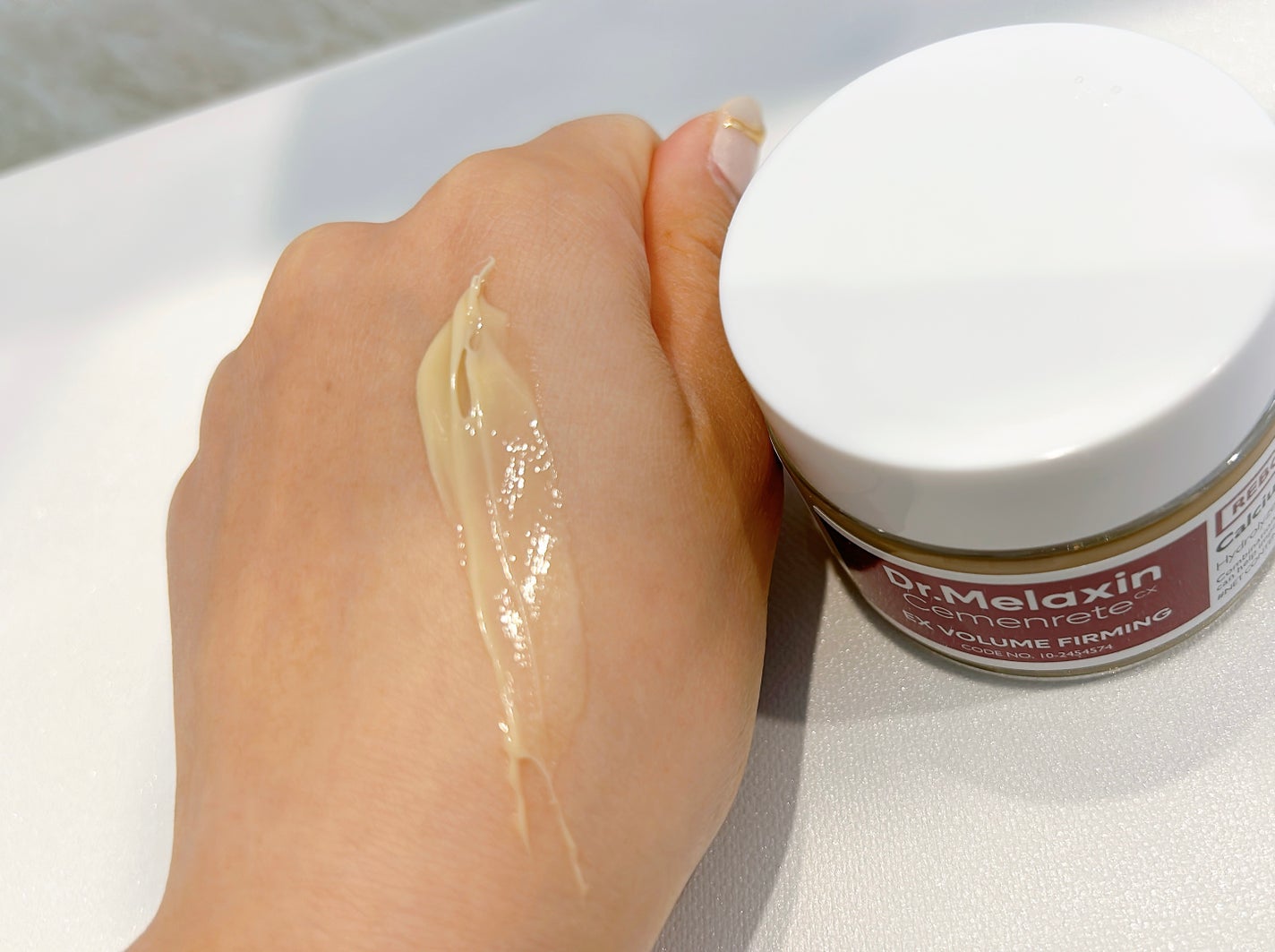 Cemenrete Calcium Intense Cream/Dr.Melaxin/フェイスクリームを使ったクチコミ(9枚目)