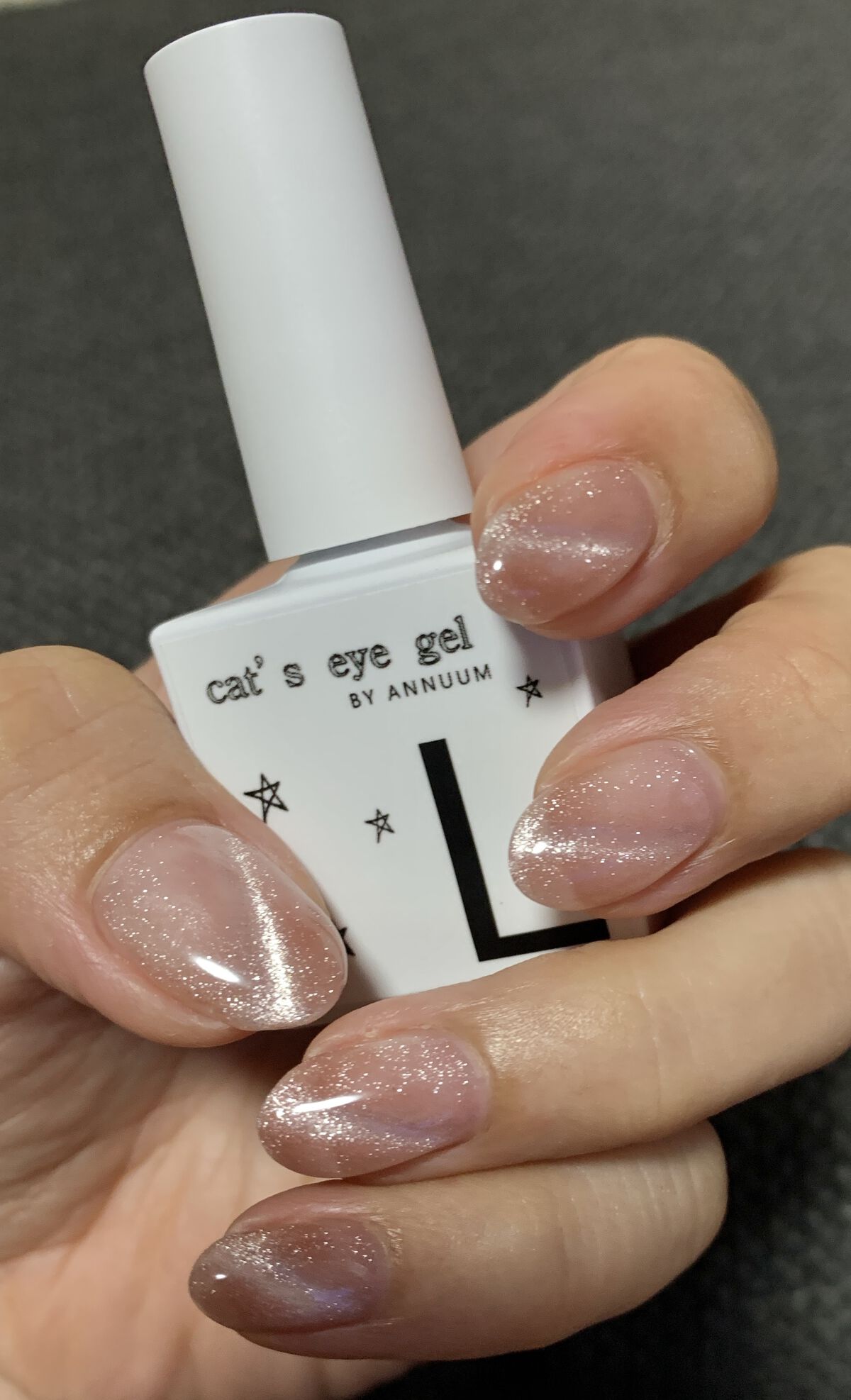 Milkyway&Cat's eye gel/ANNUUM/ジェルネイルを使ったクチコミ（3枚目）