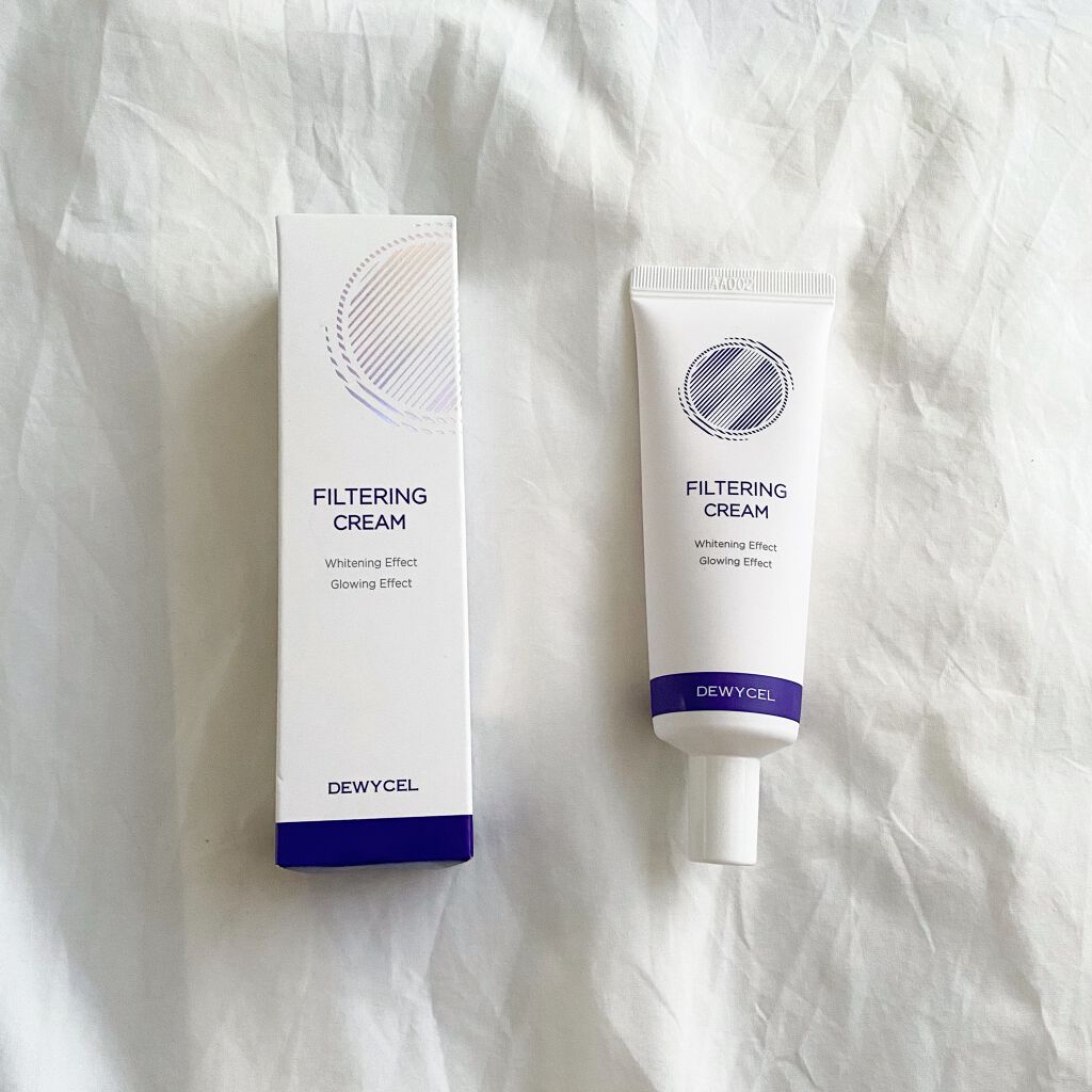 フィルタリングクリーム/DEWYCEL/日焼け止めクリームを使ったクチコミ(1枚目)