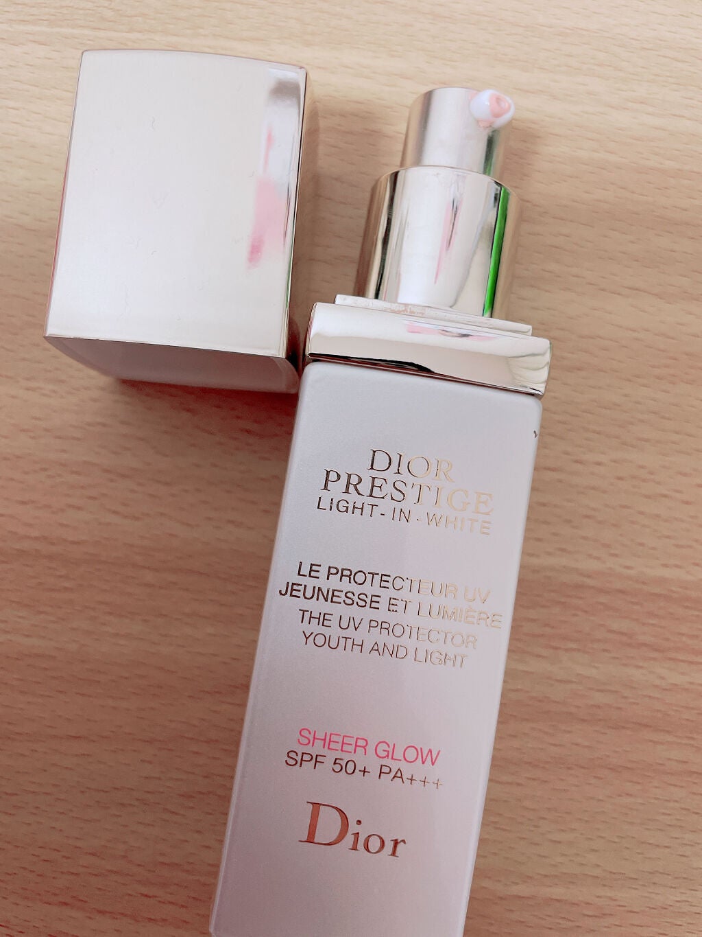 プレステージ ホワイト ル プロテクター UV シアーグロー/Dior/日焼け止めクリームを使ったクチコミ(2枚目)