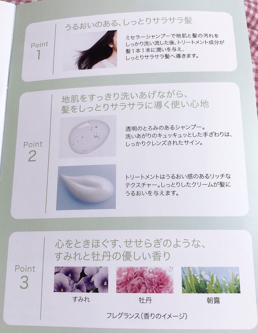 PRO-V ミセラー ピュア＆モイスト ノンシリコンシャンプー/トリートメント/パンテーン/市販シャンプーを使ったクチコミ（2枚目）