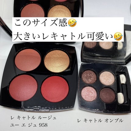 レ キャトル ルージュ ユー エ ジュ /CHANEL/アイシャドウパレットを使ったクチコミ(7枚目)