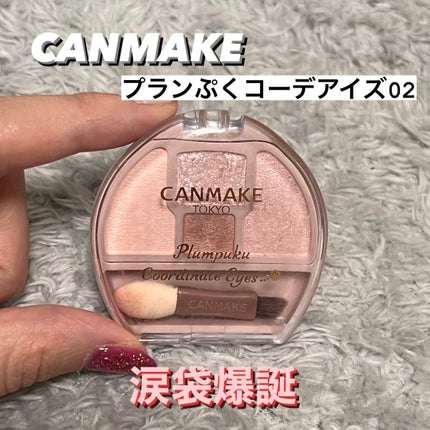 プランぷくコーデアイズ/キャンメイク/パウダーアイシャドウを使ったクチコミ(1枚目)