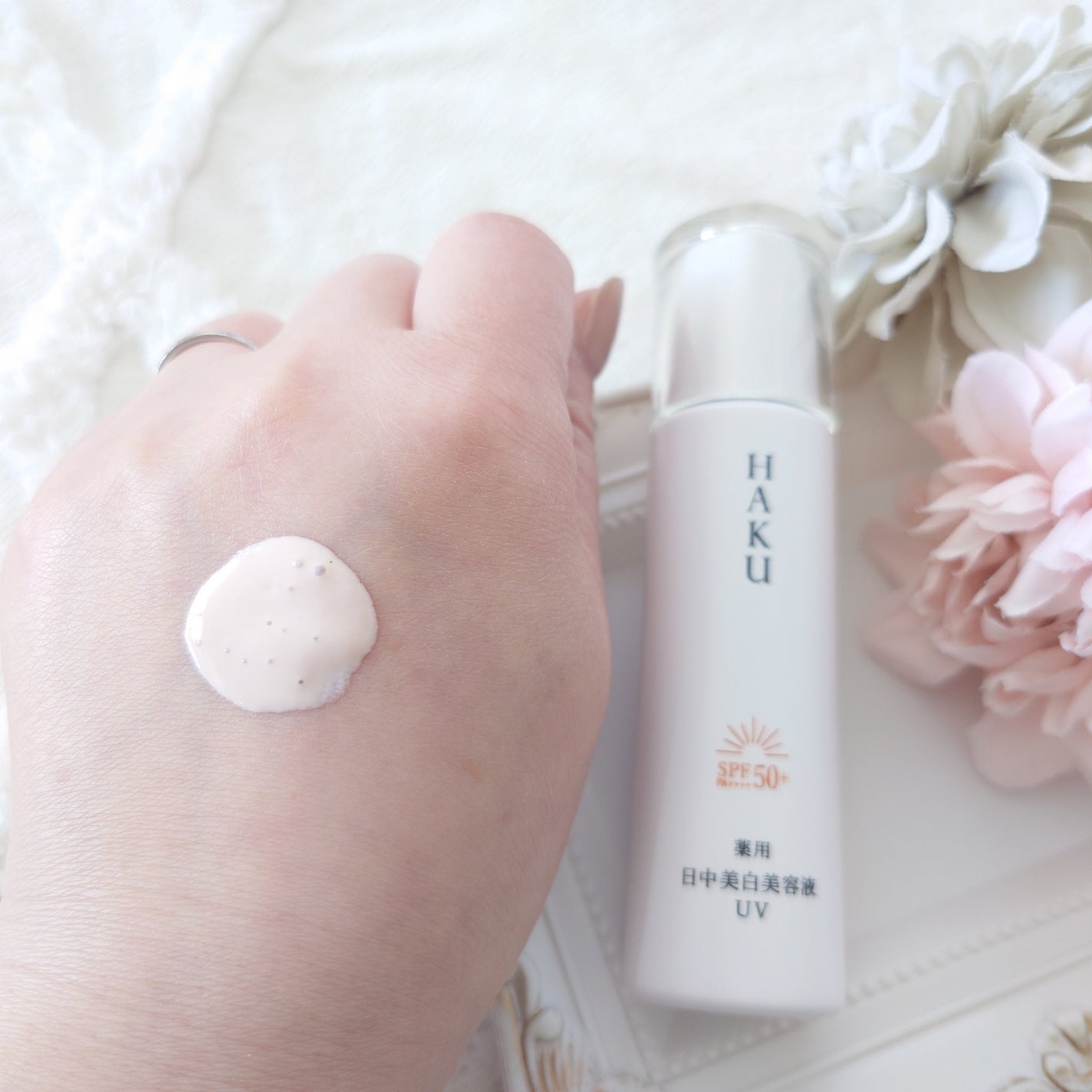 薬用 日中美白美容液/HAKU/美容液を使ったクチコミ(2枚目)