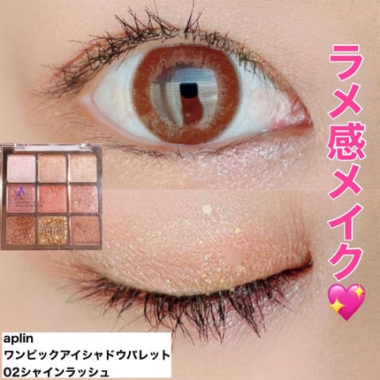 ワンピックアイシャドウパレット/APLIN/アイシャドウパレットを使ったクチコミ(1枚目)