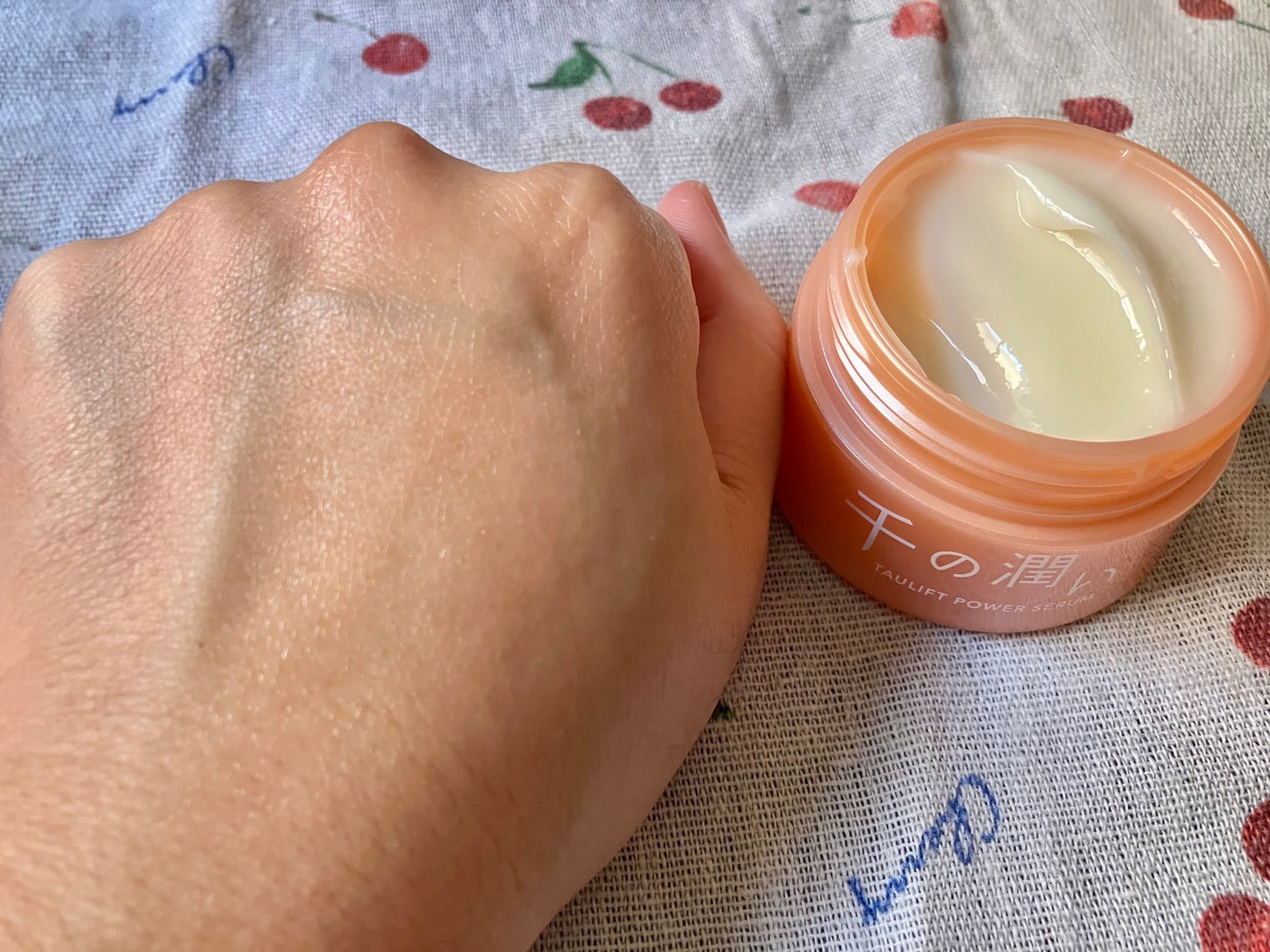 タウリフトパワーセラム/千の潤い/美容液を使ったクチコミ(5枚目)