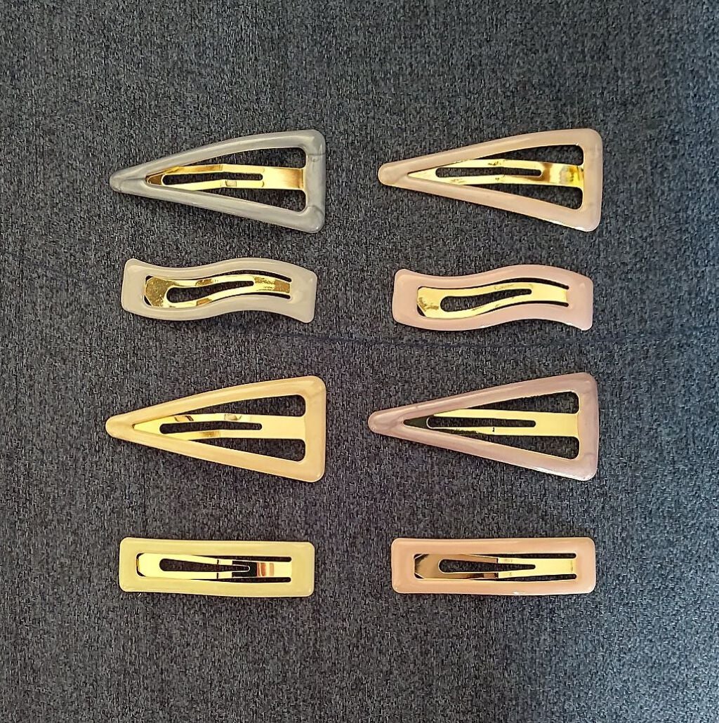 スリーピン エポ サンカクシカク 2P/セリア/ヘアアクセサリーを使ったクチコミ(2枚目)