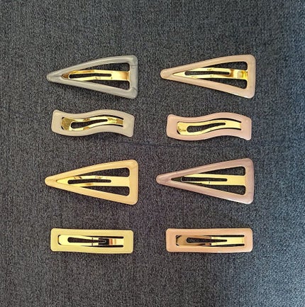 スリーピン エポ サンカクシカク 2P/セリア/ヘアアクセサリーを使ったクチコミ(2枚目)