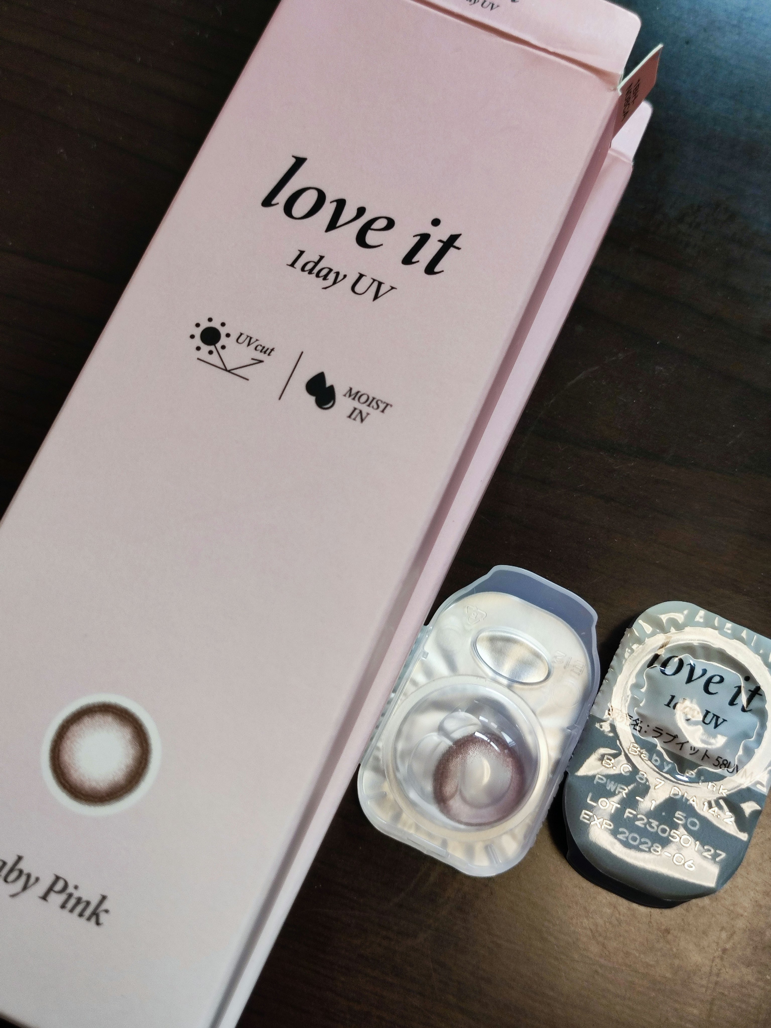 ラブイット ワンデー(10枚)/love it/カラーコンタクトレンズを使ったクチコミ（1枚目）