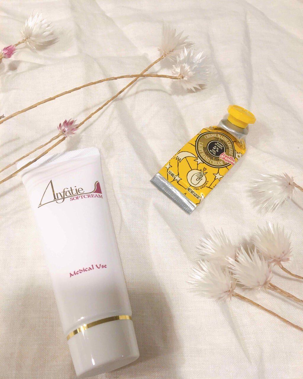 ジョイフルスター スノーシア ハンドクリーム(ディライトフルティー)/L'OCCITANE/ハンドクリームを使ったクチコミ(1枚目)