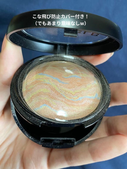 マーブルハイライター/LB/パウダーチークを使ったクチコミ(2枚目)