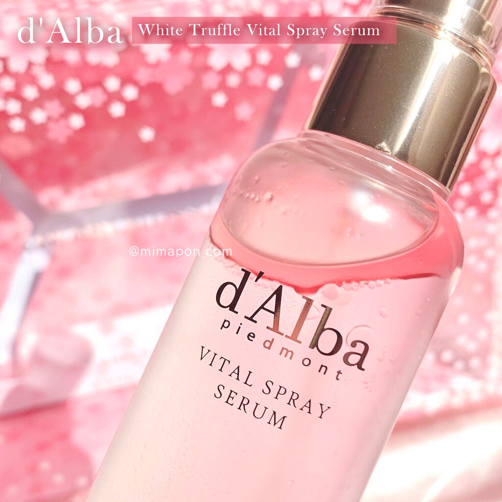 ダルバ ホワイトトリュフファーストスプレーセラム/ダルバ/ミスト状化粧水を使ったクチコミ(6枚目)