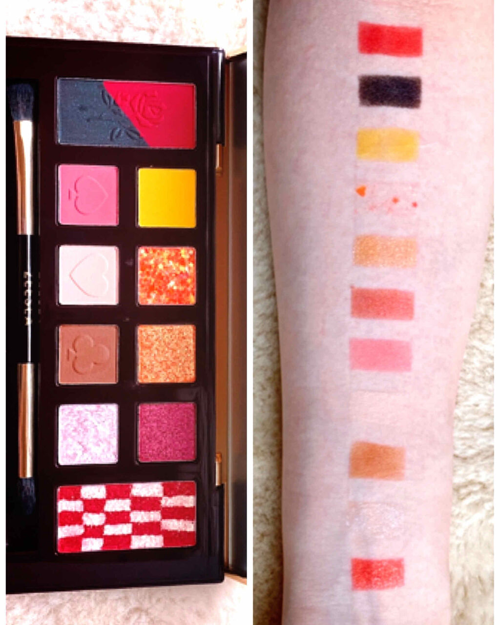 アリスドリームランドシリーズ 12色アイシャドウパレット（ZEESEA×大英博物館）/ZEESEA/アイシャドウパレットを使ったクチコミ（2枚目）