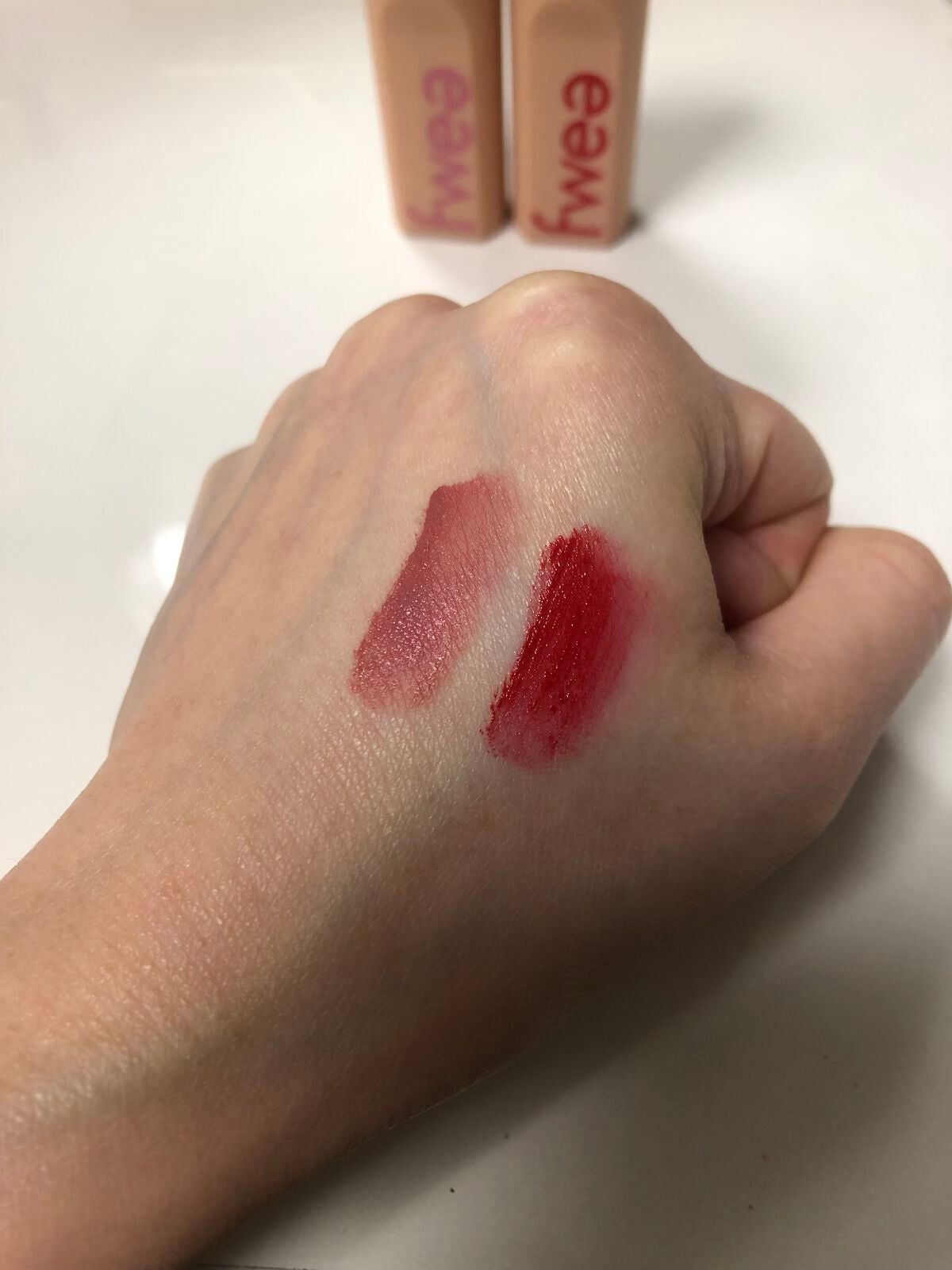 フィーティントスエード/fwee/リップティントを使ったクチコミ(2枚目)