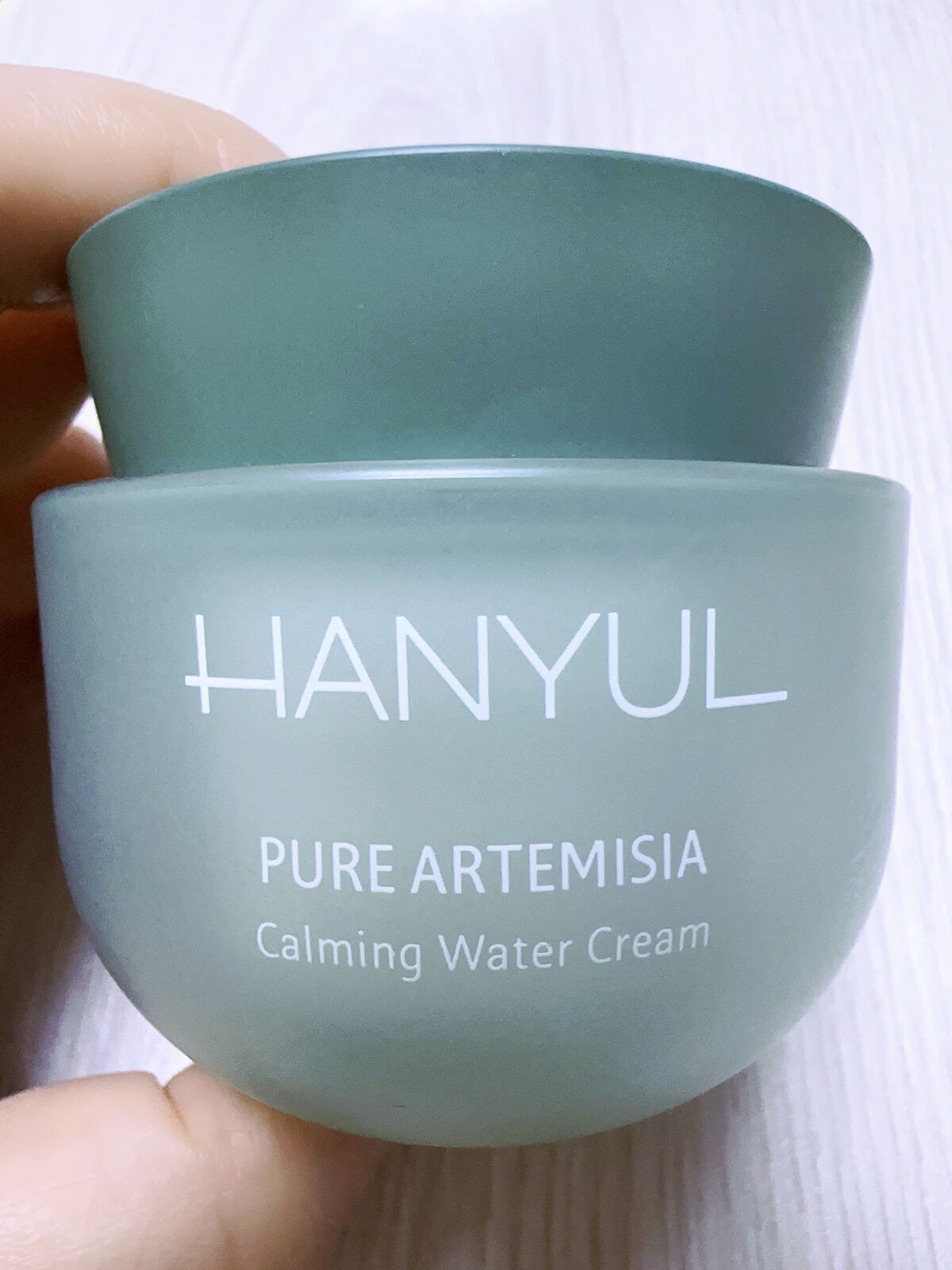 ピュアアルテミシア カーミングウォータークリーム/HANYUL(ハンユル)/フェイスクリームを使ったクチコミ（1枚目）