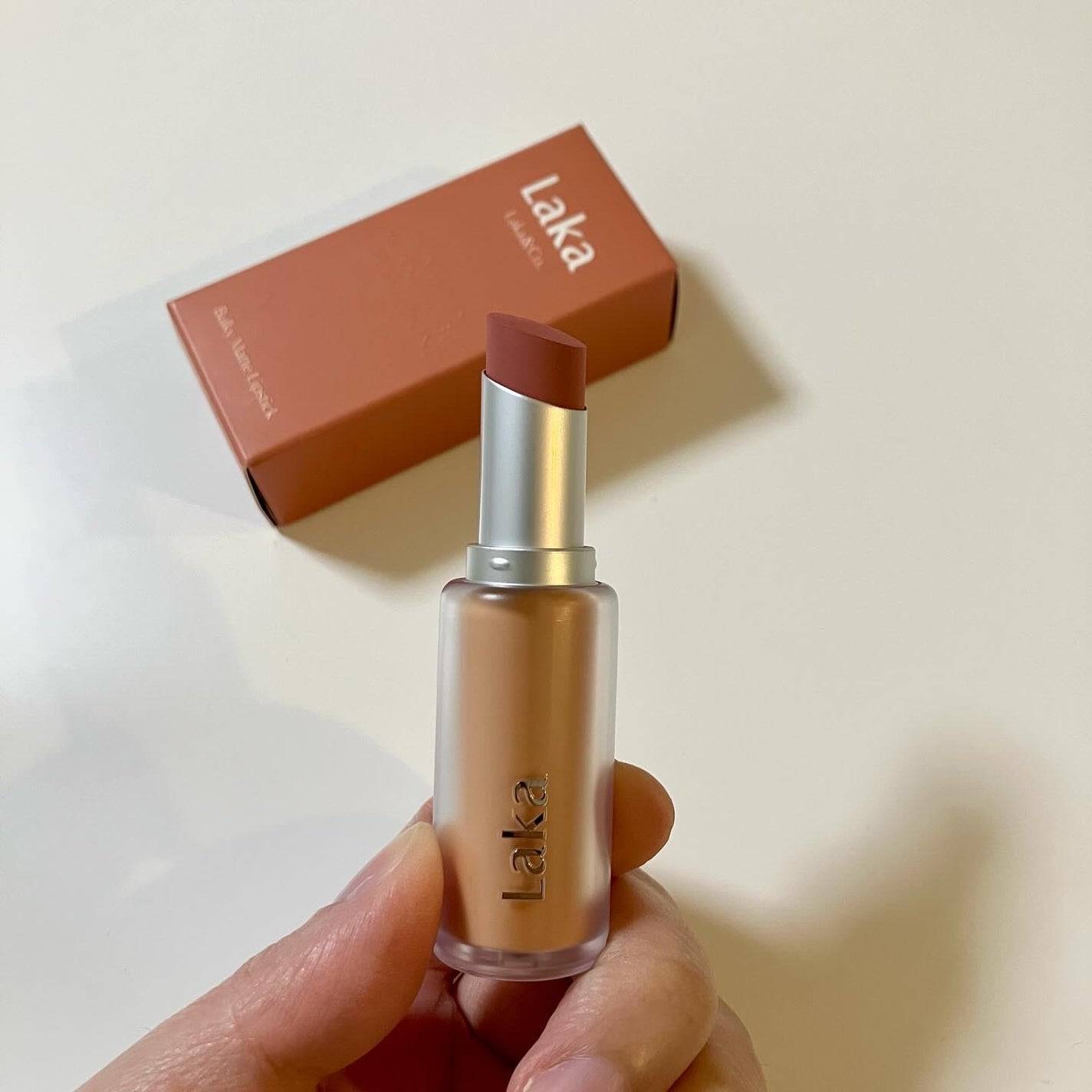 バルキーマットリップスティック/Laka/口紅を使ったクチコミ(4枚目)