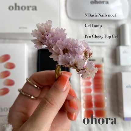 セミキュアジェルネイル(ハンド) ND-290 N Rose (good vibe collection)/ohora/ネイルシールの画像