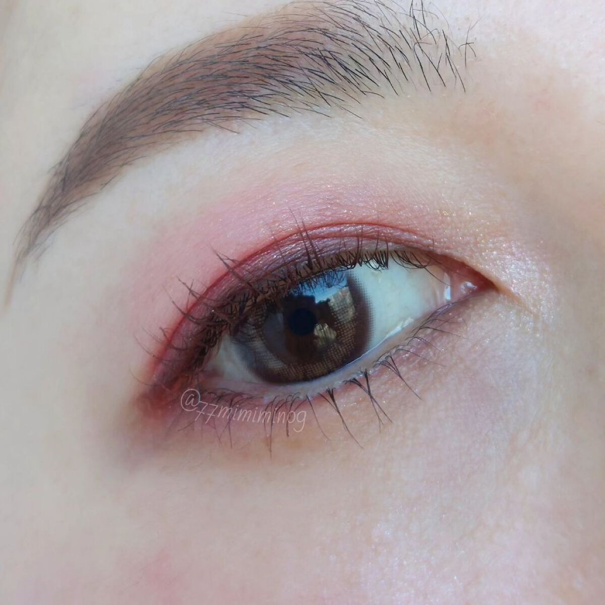 ピエナージュ ミミジェム マンスリー ミミガーネット/PienAge/１ヶ月（１MONTH）カラコンを使ったクチコミ（2枚目）