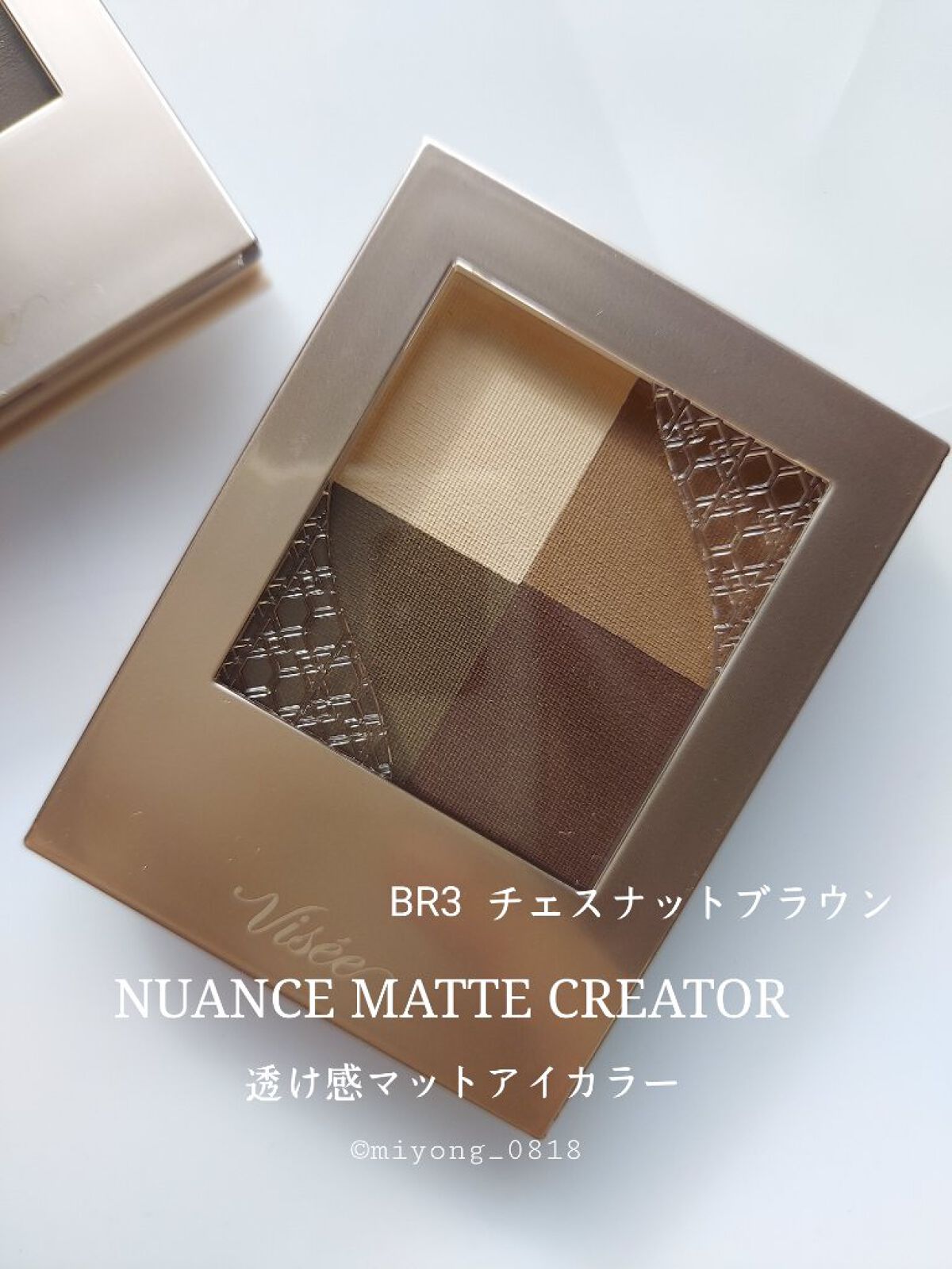ニュアンス マット クリエイター/Visée/アイシャドウパレットを使ったクチコミ（2枚目）