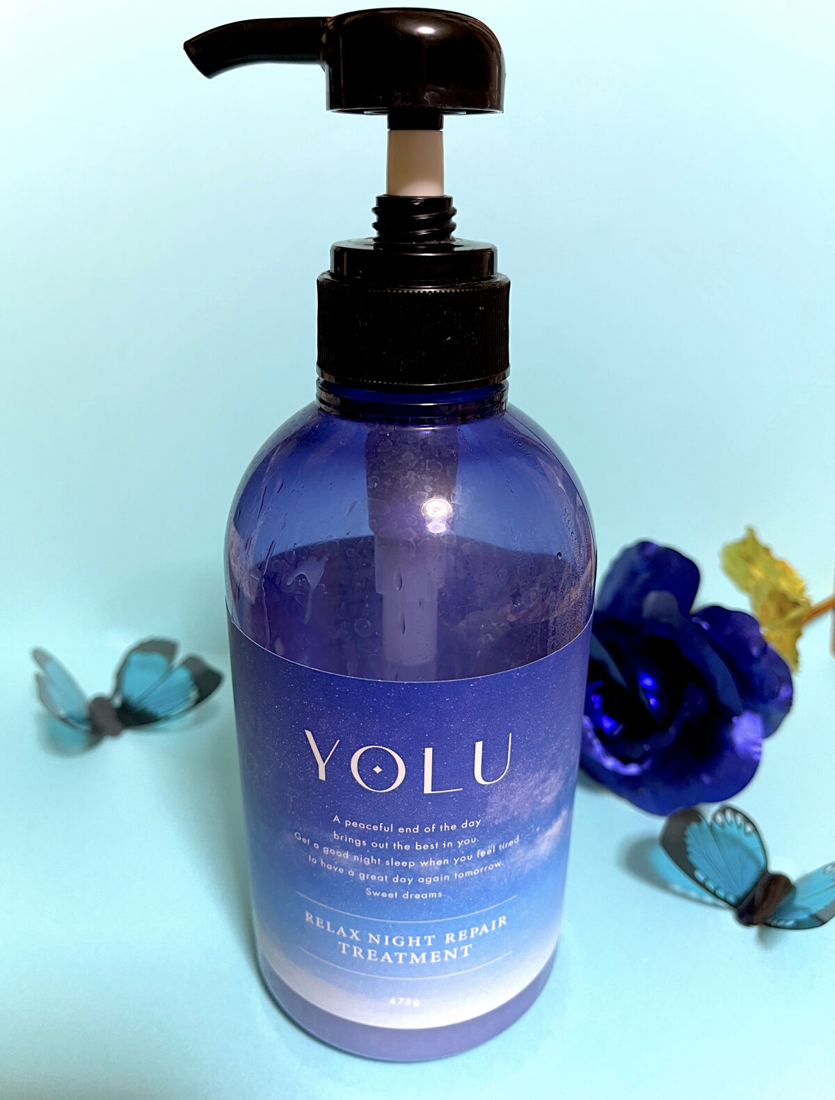 リラックスナイトリペア シャンプー／トリートメント/YOLU/市販シャンプーを使ったクチコミ（1枚目）