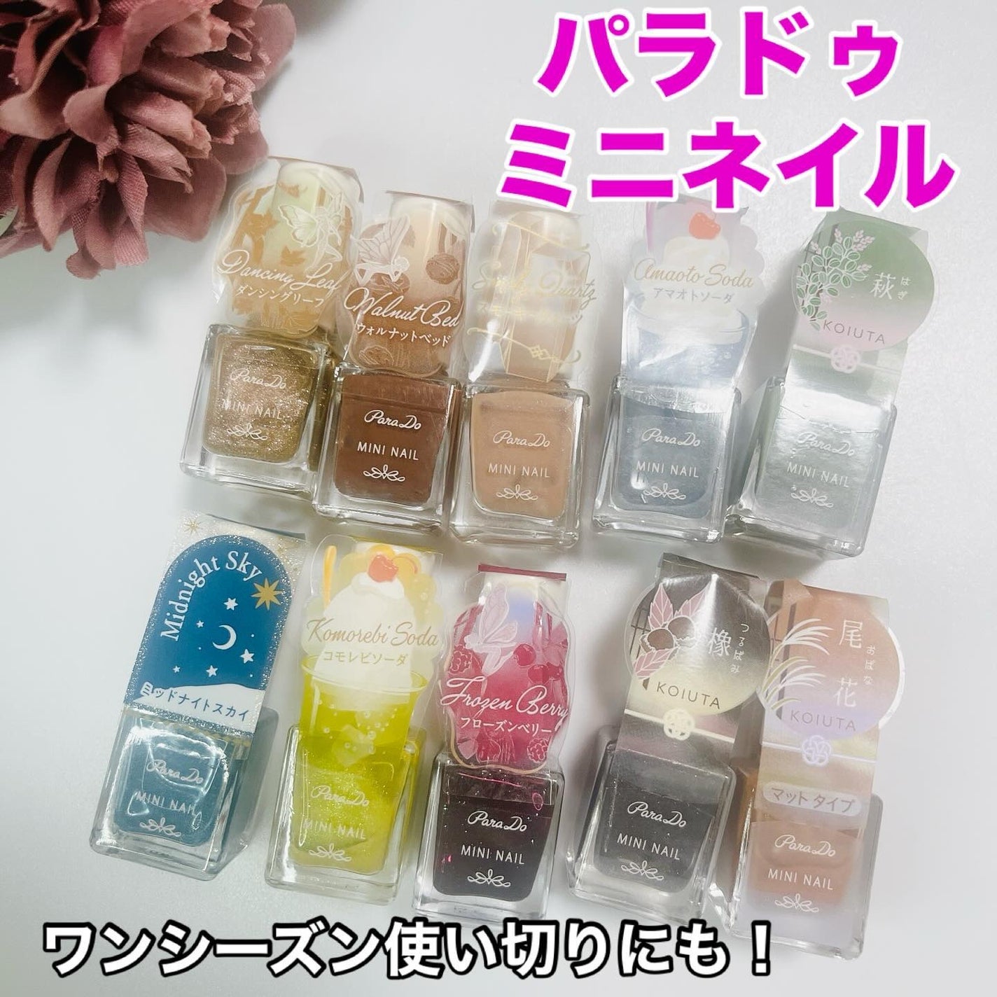 ミニネイル/パラドゥ/マニキュアを使ったクチコミ(1枚目)