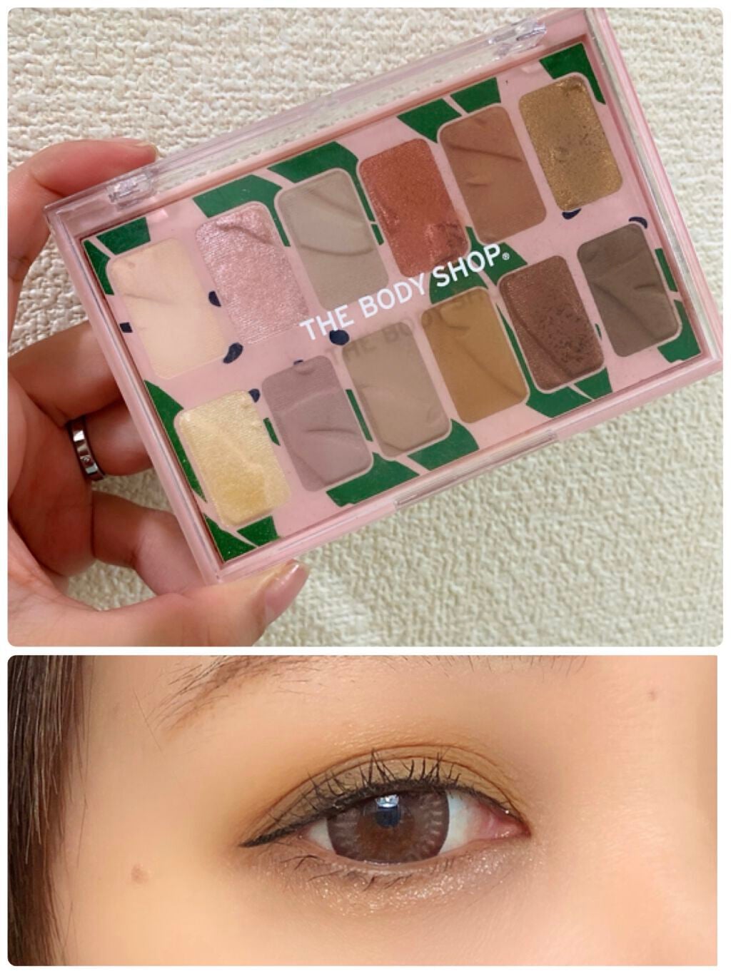 アイシャドウパレット オウンユアナチュラルズ/THE BODY SHOP/アイシャドウパレットを使ったクチコミ(1枚目)