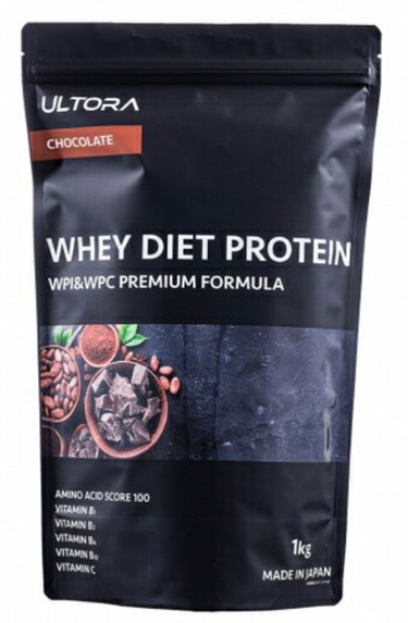 ULTRA ULTRA WHEY DIET PROTEINのクチコミ「チョコレート風味を購入。
オーツミルクで作ってみました。
口に含んだ瞬間独特の風味。
アーモン.....」（1枚目）