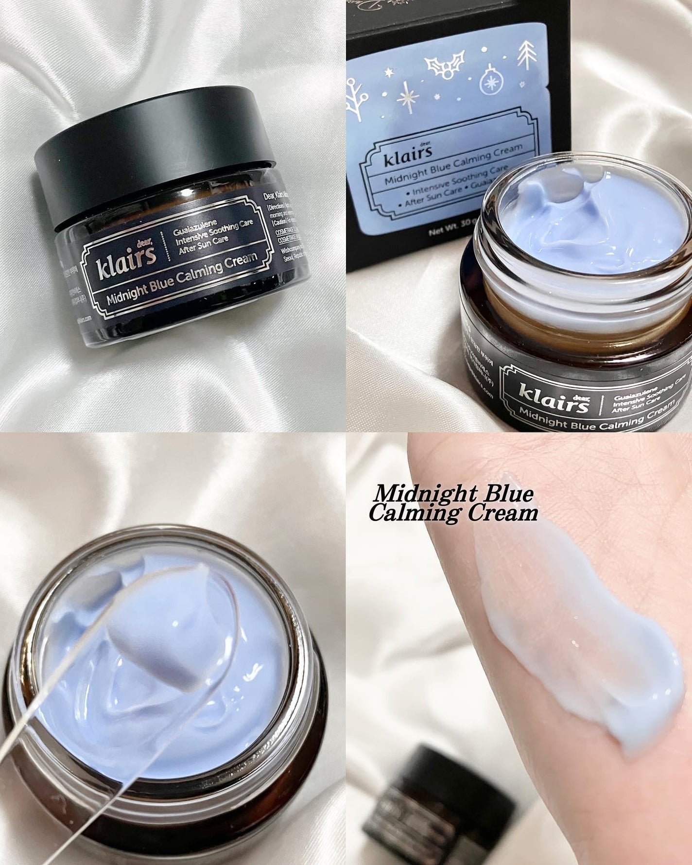 ミッドナイトブルーカーミングクリーム/Klairs/フェイスクリームを使ったクチコミ(3枚目)