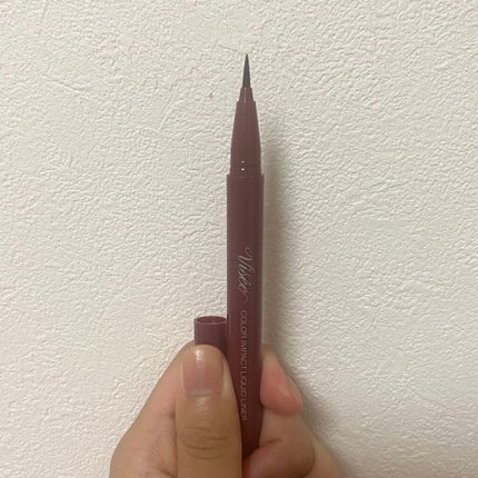 ニュアンスリキッドアイライナー/CEZANNE/リキッドアイライナーを使ったクチコミ(3枚目)