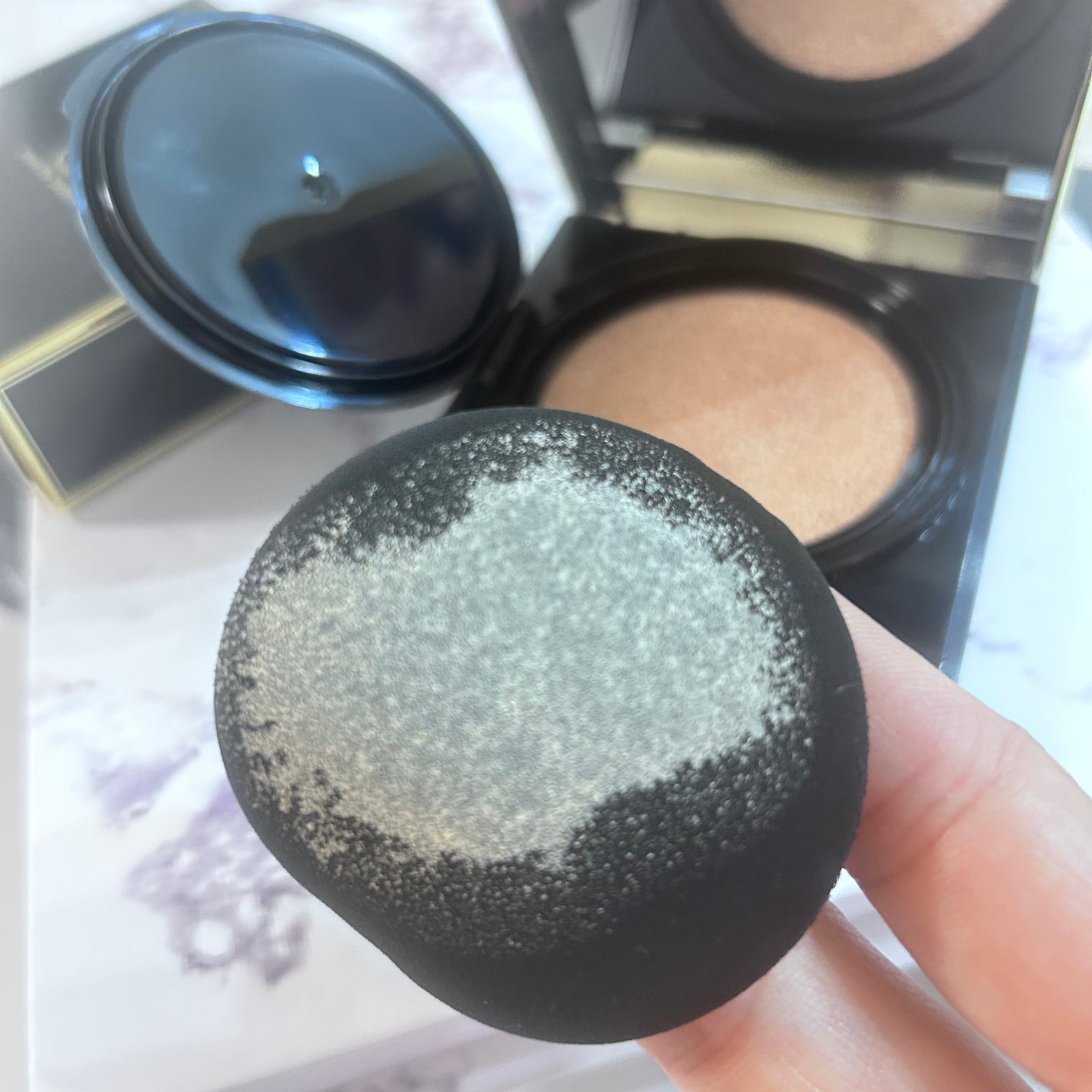 レタッチフィルターファンデーション/H×H/クッションファンデーションを使ったクチコミ(8枚目)