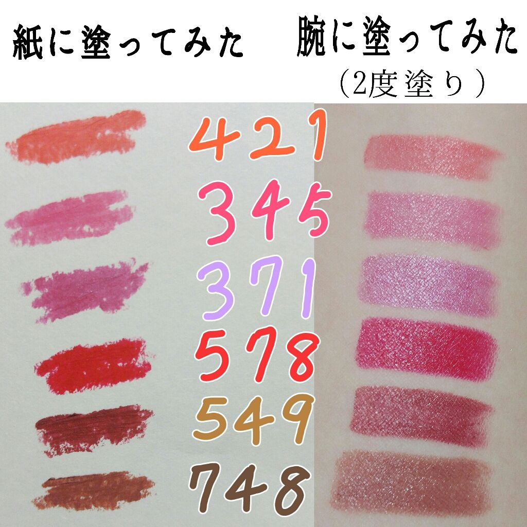 口紅(詰替用)/ちふれ/口紅を使ったクチコミ(2枚目)