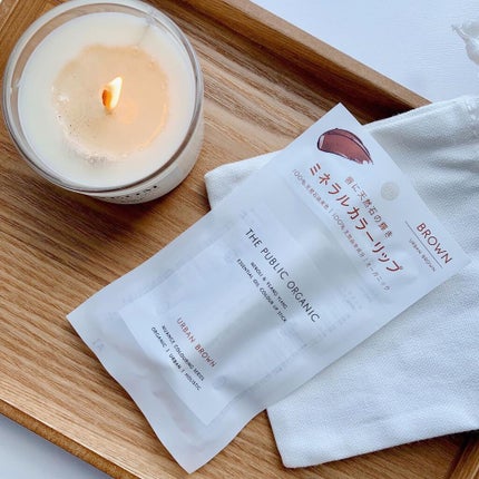 オーガニック認証 精油カラーリップスティック/THE PUBLIC ORGANIC/口紅を使ったクチコミ(4枚目)