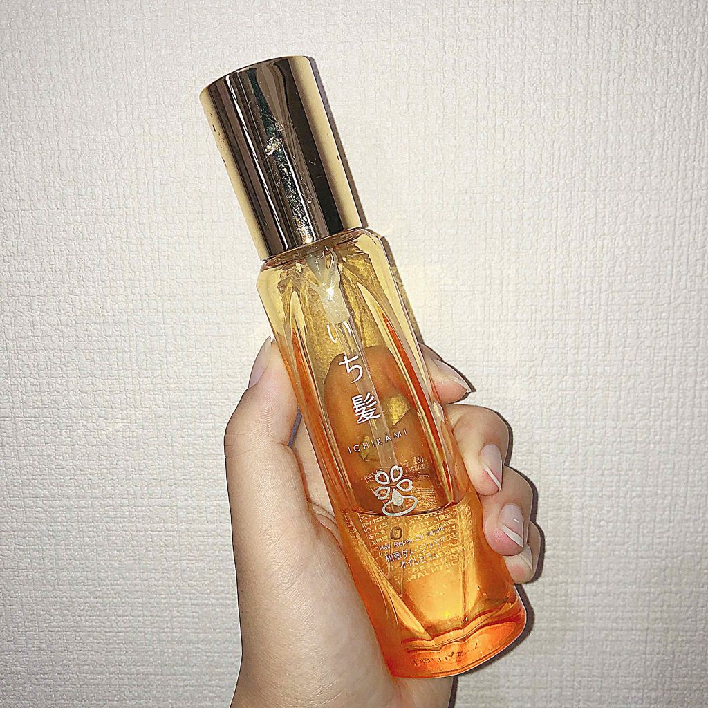 和草ダメージリペアオイルセラム/いち髪/ヘアオイルを使ったクチコミ(1枚目)