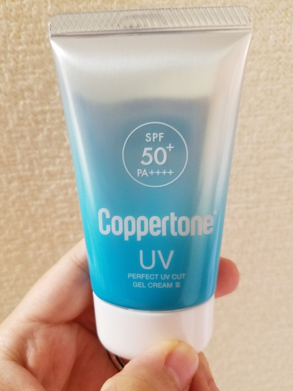 パーフェクトUVカットジェルクリーム III/コパトーン/日焼け止めジェルを使ったクチコミ（2枚目）