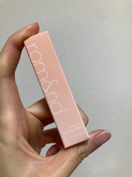 グラスティングメルティングバーム/rom&nd/リップバームを使ったクチコミ(2枚目)